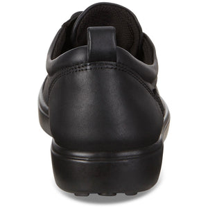 Ecco Soft 7 (440303)- Ladies Lace Trainer in Black.  Ecco Shoes | Wisemans | Bantry | West Cork | Ireland