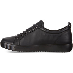 Ecco Soft 7 (440303)- Ladies Lace Trainer in Black.  Ecco Shoes | Wisemans | Bantry | West Cork | Ireland
