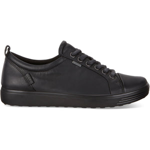 Ecco Soft 7 (440303)- Ladies Lace Trainer in Black.  Ecco Shoes | Wisemans | Bantry | West Cork | Ireland