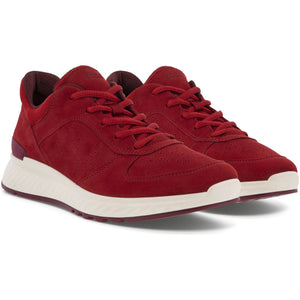 ECCO Exostrike  (835313) - Ladies Lace Trainer in Chilli Red. ECCO Shoes l Wisemans | Bantry | West Cork | Ireland