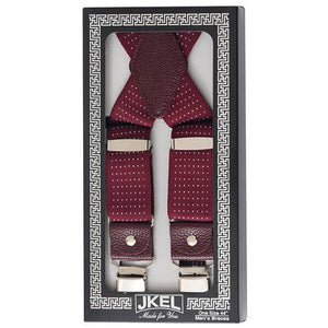 Jkel Heavy Duty Men's Braces  Adjustable Length Can Be Worn Up to a Body Size of 1.90m  *Fastening: Heavy Duty Metal  Clip with plastic  Visit us in-store for personal shoe-fitting on Main Street, Bantry, West Cork - A store for all the family!  Free Nationwide Delivery on full price Orders Over €70.  Free Local Collection from Main Street, Bantry. 