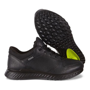 ECCO Exostrike - Ladies Gore-Tex Lace Trainer in Black