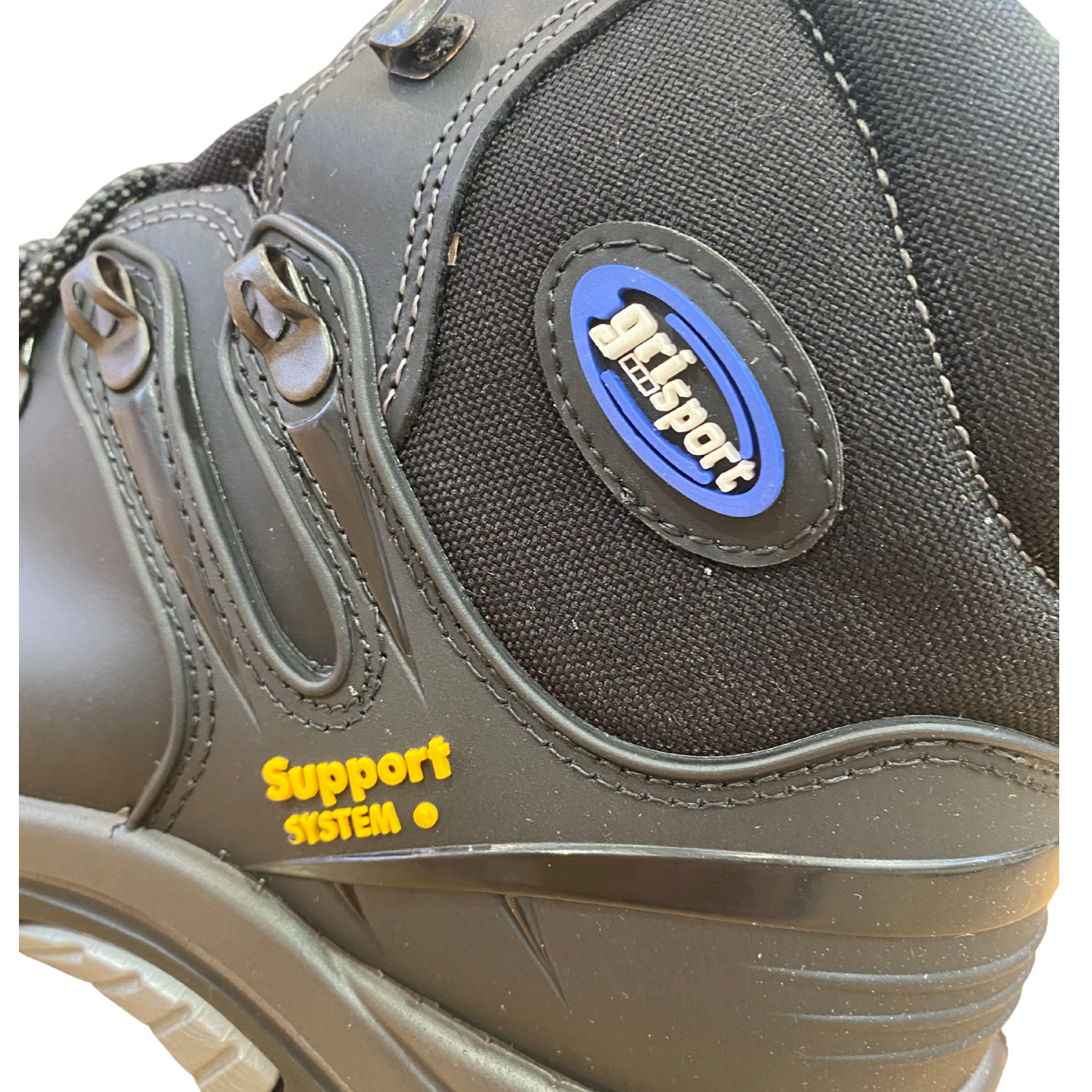 Grisport Workmate - Saftey Boot in Black Comfortable Black Boot with Saftey Toe and ABS Shock absobing heel. GriSport Shoes | Saftey Boots | Wisemans | Bantry | West Cork | Munster | Ireland