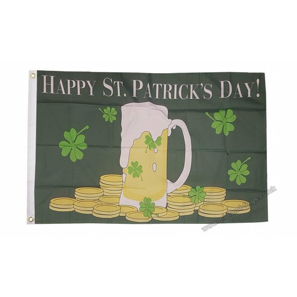  St Patrick’s Day Flag -  5’ X 3’ | Flags | Wisemans | Bantry | West Cork | Ireland