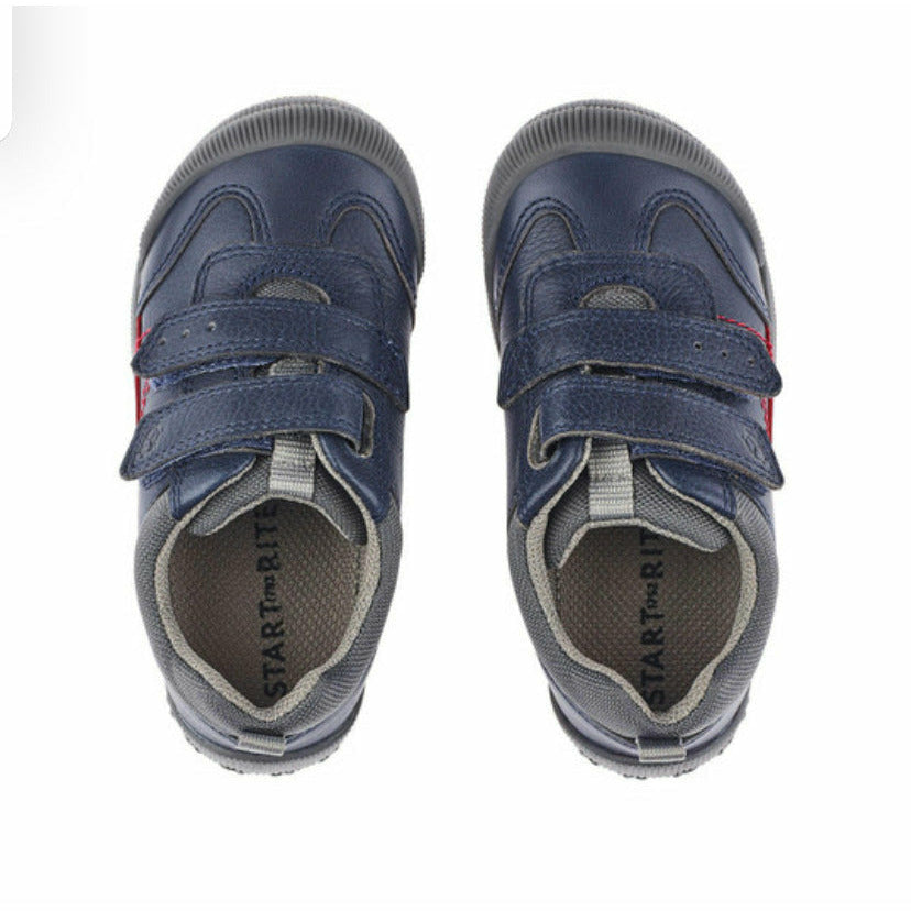 Start-Rite Tickle 1731_9 - Kids Velcro Shoes in Navy/Red . Start-Rite | Personal Fitting service | Wisemans | Bantry | West Cork | Munster | Ireland