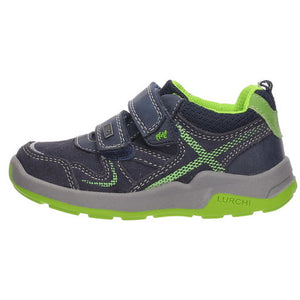 Lurchi Maago TEX(33-23430-22) - Kids Waterproof Velcro Shoe in Navy/Green . Lurchi | Kids Shoes | Wisemans | Bantry | West Cork | Munster | Ireland